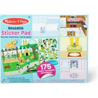 Melissa & Doug Reusable Sticker Pad - Play House MND73124