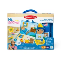 Melissa & Doug Ms. Rachel What to Wear Felt Activity Board MND74476