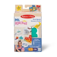 Melissa & Doug Ms. Rachel First Words Sensory Flash Cards MND74477