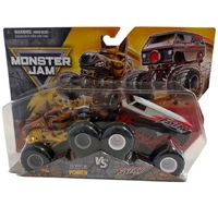 Monster Jam Horse Power Vs Fastro Van 1:64 Scale Diecast Toy Truck 2pk SM6064128