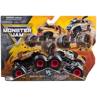 Monster Jam Monster Mutt Vs Monster Mutt Dalmatian 1:64 Scale Diecast Toy Truck 2pk SM6064128