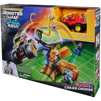 Monster Jam 1:64 Scale Smash & Bash Crash Course Playset w/Classroom Crusher SM6074638