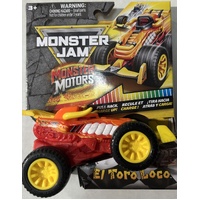 Monster Jam Monster Motors 1:64 Scale - El Toro Loco SM6076680