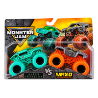 Monster Jam Alien Invasion vs Max-D 1:64 Scale Diecast Toy Truck 2pk SM6064128