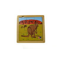 Koala Dream Kangaroo Wooden Jigsaw Puzzle 9pcs PM166