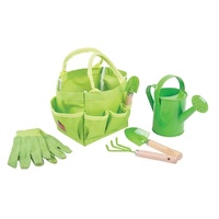 Bigjigs Toys Small Tote Bag with Garden Tools BJ279