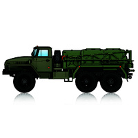 HobbyBoss APA-5D Airport Starter Vehicle 1:72 Scale Model Kit 82962