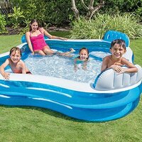 Intex Family Inflatable Lounger Pool 229 x 229 x 66cm AH56475