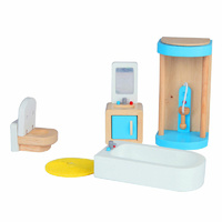 Hape Doll House Family Bathroom Furniture 3451
