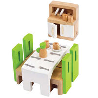 Hape Doll House Dining Room Furniture 3454