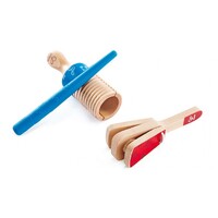 Hape Wooden Percussion Duo Rhythmus Set HE0605 **