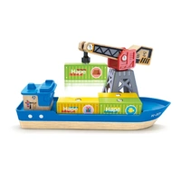 Hape Cargo Ship & Crane Set 3792