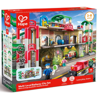 Hape Multi-Level Railway City Set 3883