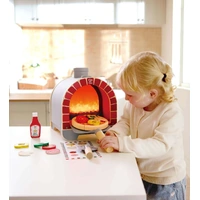 Hape Light & Sizzle Pizza Oven Pretend Play Set E3236