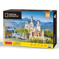 National Geographic Germany Neuschwanstein Castle 121pc 3D Puzzle