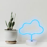 Neon LED Nightlight/Lamp Blue Cloud