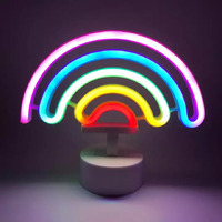 Neon LED Night Light/Lamp Rainbow