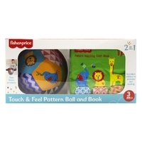 Fisher Price Touch & Feel Pattern Ball and Book T65701