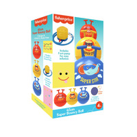 Fisher Price Super Bouncy Ball 45cm Assorted Colours One Supplied 703107