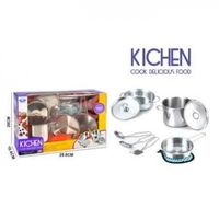 Kitchen Cook 9 Piece Stainless Steel Set AA175979