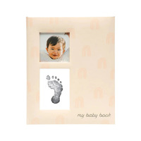 Pearhead Chevron Rainbow Memory Baby Book Blush 87103
