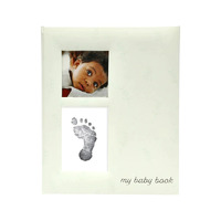 Pearhead Leaves Memory Baby Book Sage 87104
