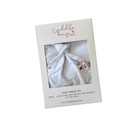 Mini & Me Organic Jersey Baby Wrap Set - Fall