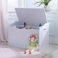 KidKraft Austin Wooden Toy Box - White