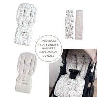 Cuddle Bug & Co Universal Pram Liner & Harness Covers - Willow