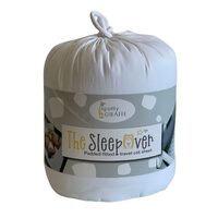 Spotty Giraffe The SleepOver Padded Fitted Travel Cot Sheet - White 5811