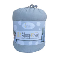 Spotty Giraffe The SleepOver Padded Fitted Travel Cot Sheet - Cool Grey 5814