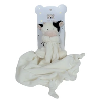 Petite Vous Mini Wilbur The Cow Toy & Comfort Blanket