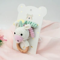 Petite Vous Crochet Ring Rattle - Isla Unicorn