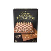 Classic Games Chess, Checkers & Tic Tac Toe ASM6058788