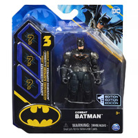 DC Comics Batman 4" Combat Action Figure with 3 Mystery Accessories SM6055408