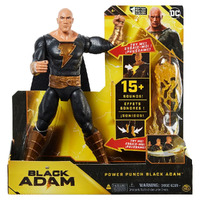 DC Comics Power Punch Black Adam 12" Feature Figure SM6064881 **