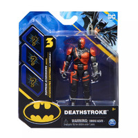 DC Batman 4" Deathstroke Action Figure with 3 Mystery Accessories