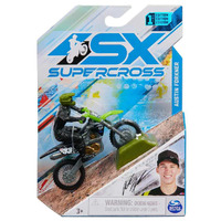 SX Supercross 1:24 Scale Diecast Motorcycle Austin Forkner 9506