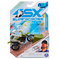 SX Supercross 1:24 Scale Diecast Motorcycle Justin Barcia 9506