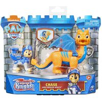 Paw Patrol Rescue Knights Chase and Dragon Draco