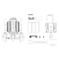 DDA LC/LJ Torana Twin Turbo LS6 Engine 1:24 Scale Model Kit DDAAC003