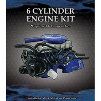 DDA 6 Cylinder Engine 1:24 Scale Kit DDAAC026