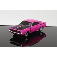 DDA 1:24 Scale Pink Valiant E38 Charger - Spectra Rides Light Up Plastic Vehicle DDALU19