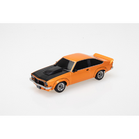DDA 1:24 Scale Orange/Black A9X Torana Standard w/Wire Wheels Spectra Rides Plastic Vehicle DDALU24