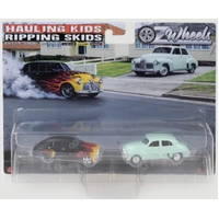 Oz Wheels Ripping Skids FSD 1:64 Scale Twin Set - Holden FX Custom & FX Sedan