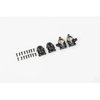 FMS FXC24 PORTAL AXLE COVER SET BLACK FMSC3137