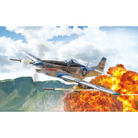 Italeri North American F-51D Mustang Korean War 1:72 Scale Model Kit 1452