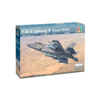 Italeri Lockheed Martin F-35 A Lightning II Beast Mode 1:72 Scale Model Kit 1464**