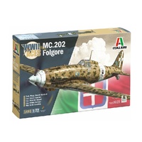 Italeri MC.202 Folgore 1:72 Scale Model Kit 1481S