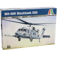 Italeri MH-60K Blackhawk SOA Helicopter 1:48 Scale Model Kit 2666S